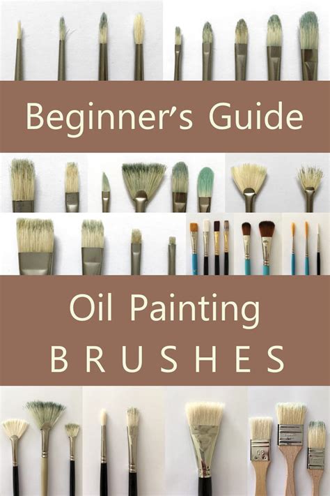 paintbrushes guide   oil painting tutorial oil painting tips oil painting