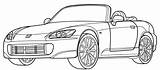 S2000 Carscoloring sketch template