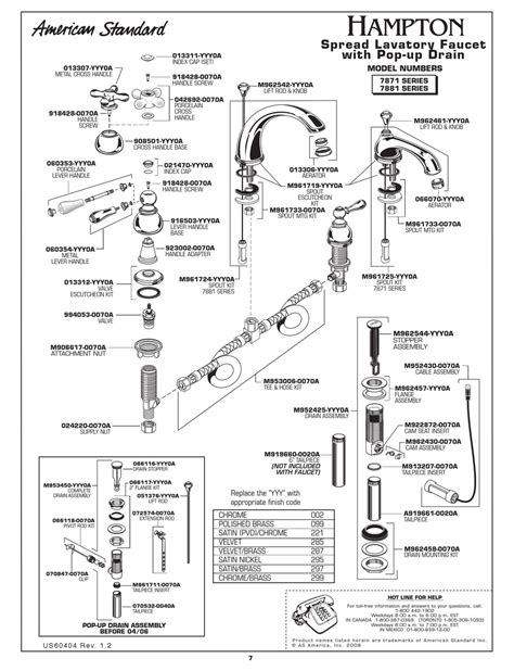 american standard bathroom faucet parts diagram rispa
