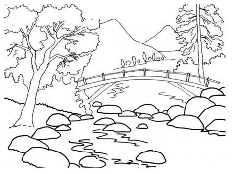 landscape coloring pages good  painting therapy ideas