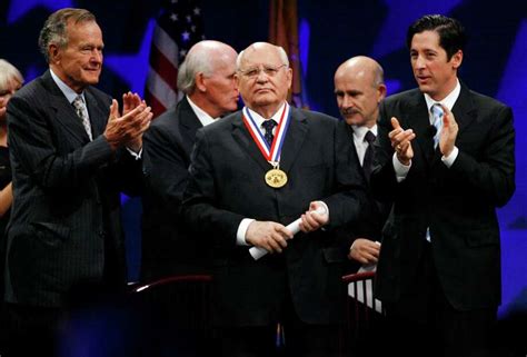 Bush And Gorbachev Together Again Houston Chronicle