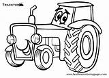 Trator Colorir Traktor Tegning Mewarnai Enkel Traktorer Tudodesenhos Getcolorings Downlaod Semua Meios sketch template