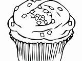 Muffin Coloring Getcolorings Pages Color Printable sketch template