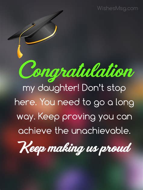 Quotes For Your Daughter Graduating High School Best Of