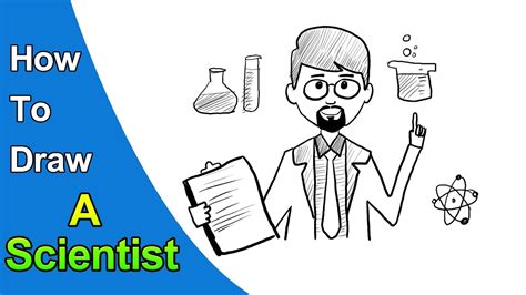 draw  scientist  kids youtube