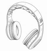 Drawing Headphone Headphones Patents Patent Getdrawings sketch template