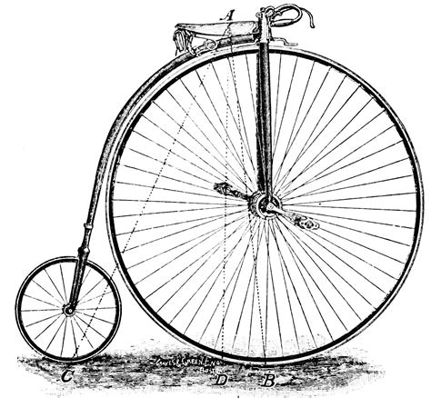 bicycle  big wheel  front bike bicycle