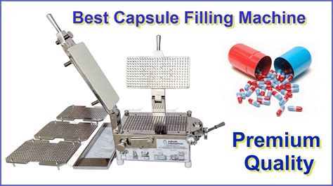 capsule filling machine youtube