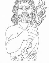 Zeus Tudodesenhos sketch template