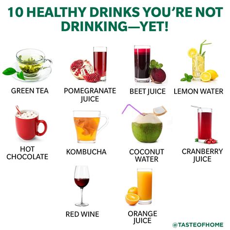 healthy drinks   start drinking beverage health benefits