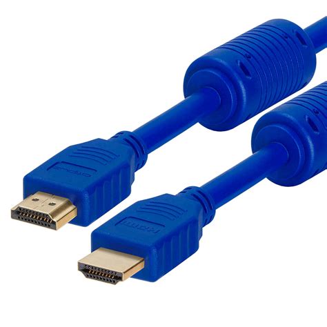 awg highspeed led   hdmi cable  feet blue