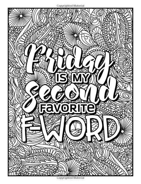 pin  adult swear word coloring pages