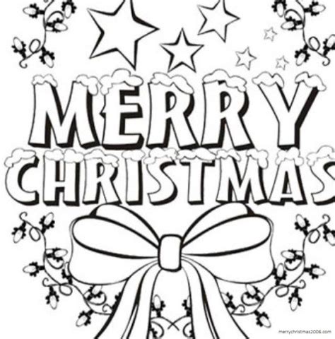 creative photo  merry christmas coloring pages entitlementtrap