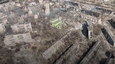 ukraine drone footage shows shocking extent  destruction  mariupol news independent tv