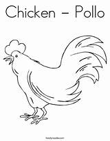 Coloring Chicken Pollo Favorites Login Add sketch template