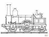 Coloring Pages Steam Train Printable sketch template