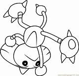 Hitmonlee Hitmontop Coloringpages101 Pokémon sketch template