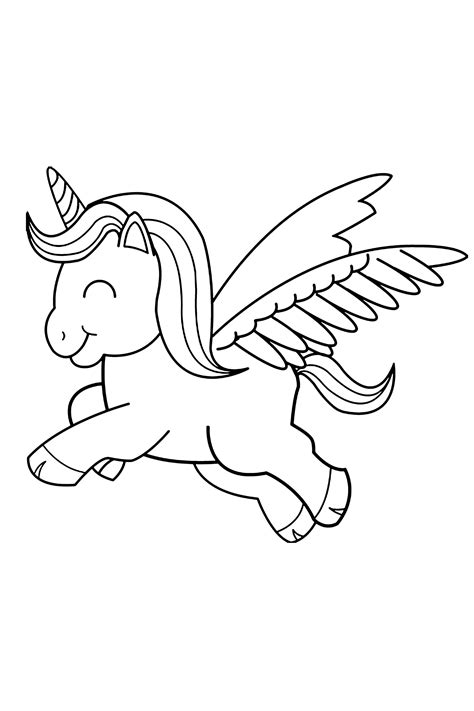 unicorn coloring pages black  white coloring page blog