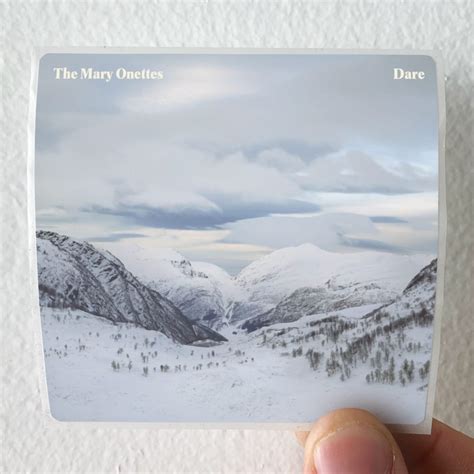 The Mary Onettes Dare Album Cover Sticker