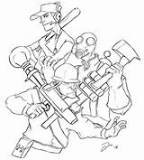 Tf2 Coloring Team Fortress Pages Swat Sniper Offense Wellie Wishers Drawings Getcolorings Designlooter Color Print Deviantart Template 1000px 87kb sketch template