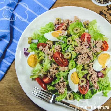 salat mit thunfisch und ei essen ohne kohlenhydrate