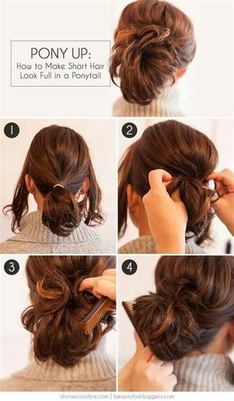 Easy Hairstyle Tutorials For Short Hair Trends4everyone