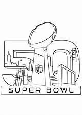 Bowl Coloring Super Pages Trophy Drawing Nfl Printable 50 Broncos Denver Color Dog Print Drawings Supercoloring Football Cool Getcolorings Popular sketch template