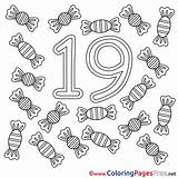 Zahl Malvorlage Getcolorings Zahlen Geburtstag Ausmalbilder sketch template