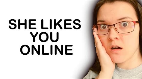 How To Tell If A Girl Likes You Online Best Signs Youtube