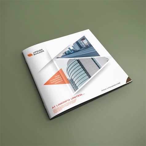 brochure cover design  behance