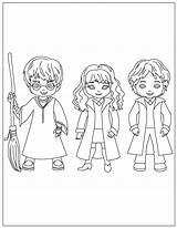Potter Verbnow Hermione His Broom Wands sketch template