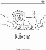 Lion Coloring Pages Activity sketch template