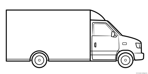 delivery truck drawing  art illustrations