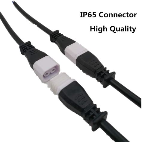 waterproof ip pairs  core  pin power cord led strip wire connector cm waterproof pigtail