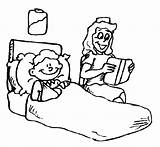 Coloring Pages Hospital Sick Kids Printable Fun Coloriage Clipart Colorier Per Coloringpages1001 Library Popular sketch template
