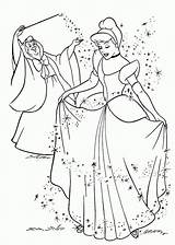 Cenicienta Madrina Hada Princesas Dibujosparacolorear Rapunzel Dibujo Cinderella Hadas Pinocho Enredados sketch template