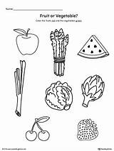 Vegetables Fruits Color Worksheet Myteachingstation Plants Animals Science sketch template