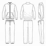 Tracksuit Tracksuits Mockups Vestito Palestra Yellowimages Sweatpants Sweat Coaches 1124 Pantalones sketch template