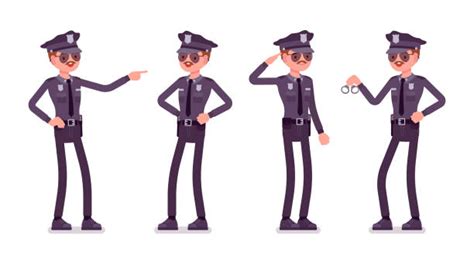 best police salute illustrations royalty free vector