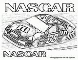 Coloring Pages Nascar Car Race Drag Kids Drawing Printable Cars Print Racing Rod Hot Cool Busch Color Kyle Disney Dirt sketch template