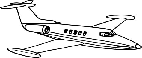 airplane coloring page  toddlers  dxf include
