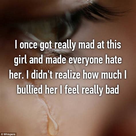 Former Bullies Share Why They Regret Their Past Mistakes Daily Mail