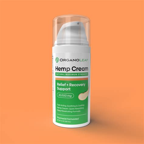 hemp pain cream  mg