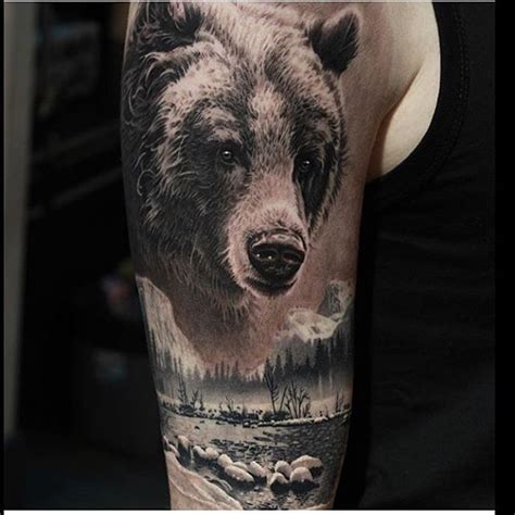 110 Best Bear Tattoos Design Images On Pinterest