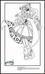 Monster High Coloring Pages Clawdeen Wolf Ultimate Coloring99 Tweet sketch template
