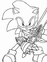 Sonic Shadow Super Coloring Pages Color Getcolorings sketch template