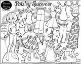 Paisley Marisole Personas Coloring Paperthinpersonas Bw sketch template