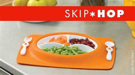 skip hop mate stay put mat and plate youtube
