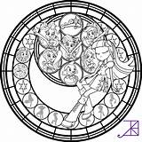 Coloring Pages Equestria Girls Dazzlings Pony Little Rainbow Akili Amethyst Mlp Girl Deviantart Sg Colouring Stained Glass Rocks Adult Dash sketch template