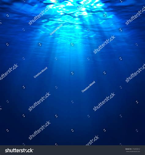 Abstract Underwater Backgrounds Stock Illustration